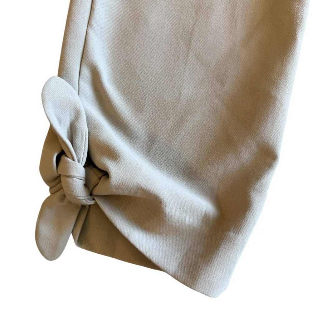 Banana Republic Neutral Tie-Hem Straight Pants - Sandstone Beige - Picture 3 of 9